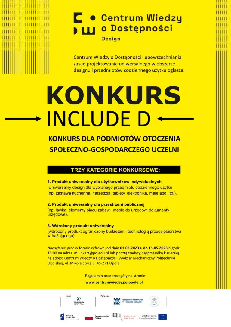 Konkurs INCLUDE D