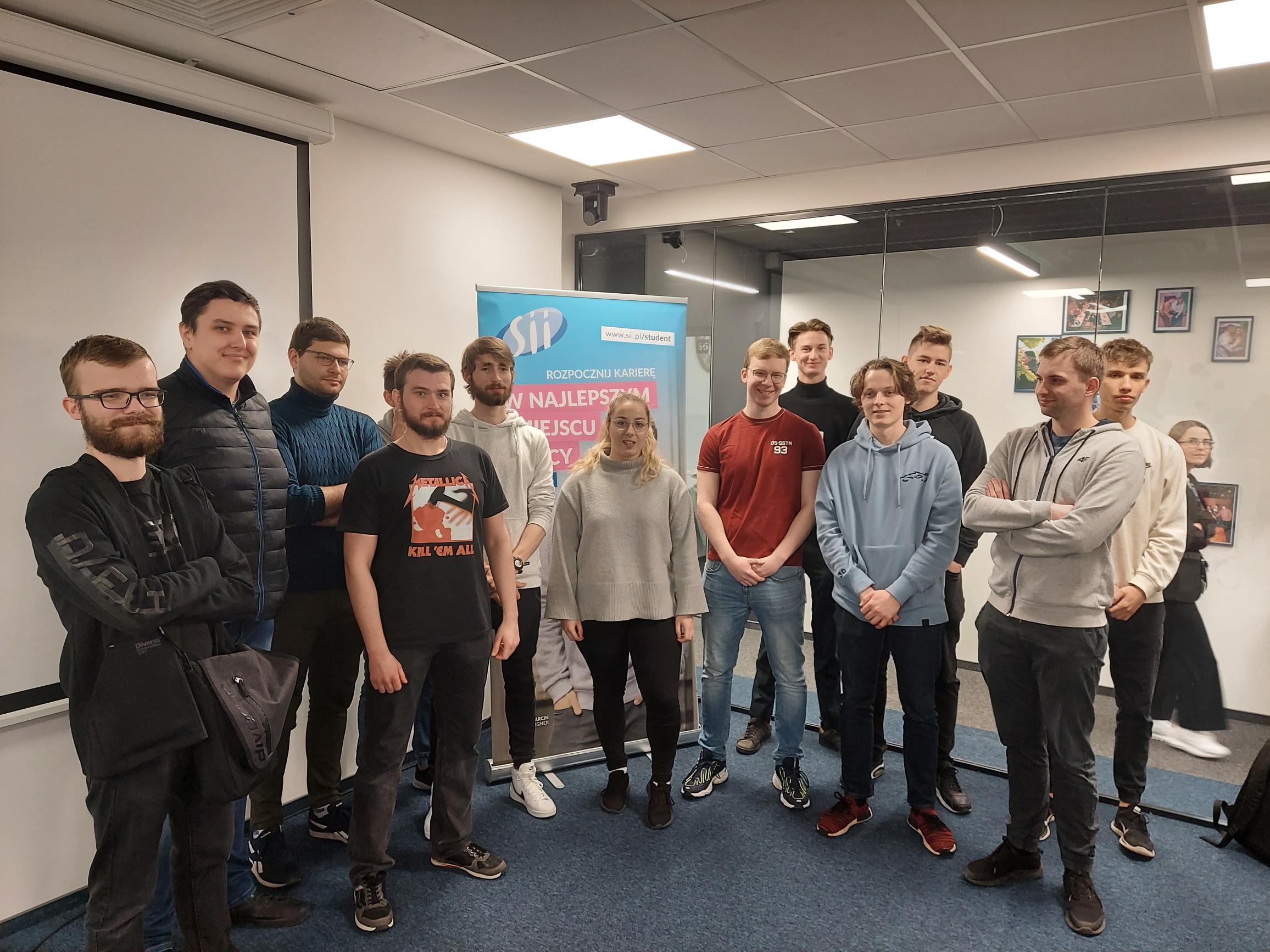 Wizyta Studentów Informatyki Stosowanej w SII