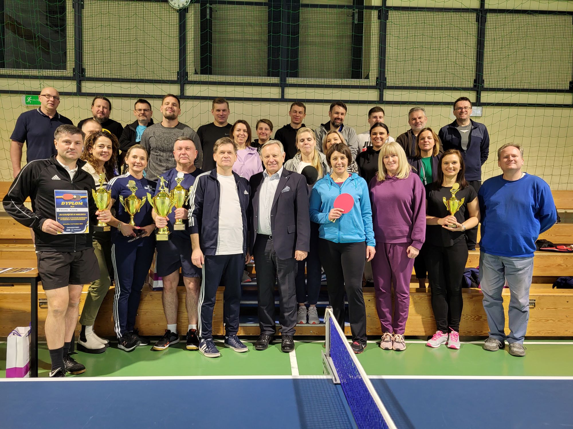 Sportowe emocje podczas I Turnieju Tenisa Stołowego dla Pracowników PK