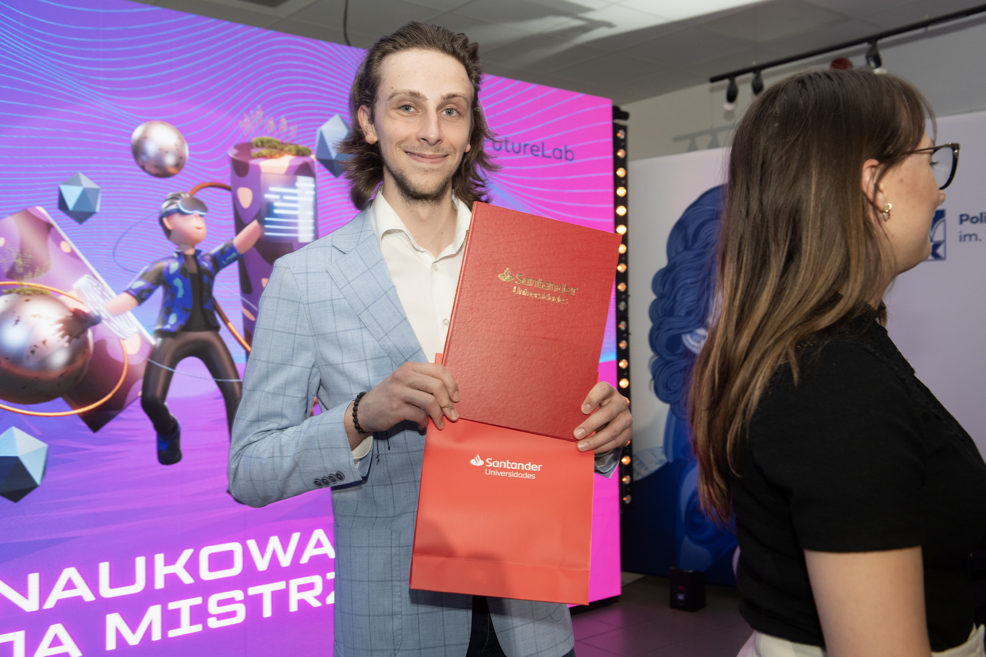 Student WM laureatem nagrody Santandera