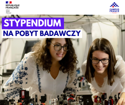 Stypendium na pobyt badawczy we Francji