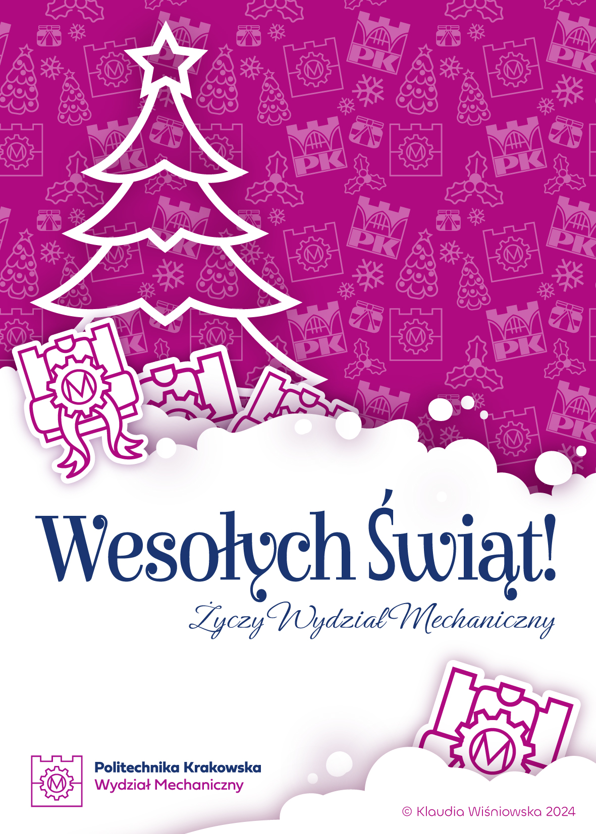 Życzenia z okazji Świąt Bożego Narodzenia od Dziekana  prof. J. A. Sładka