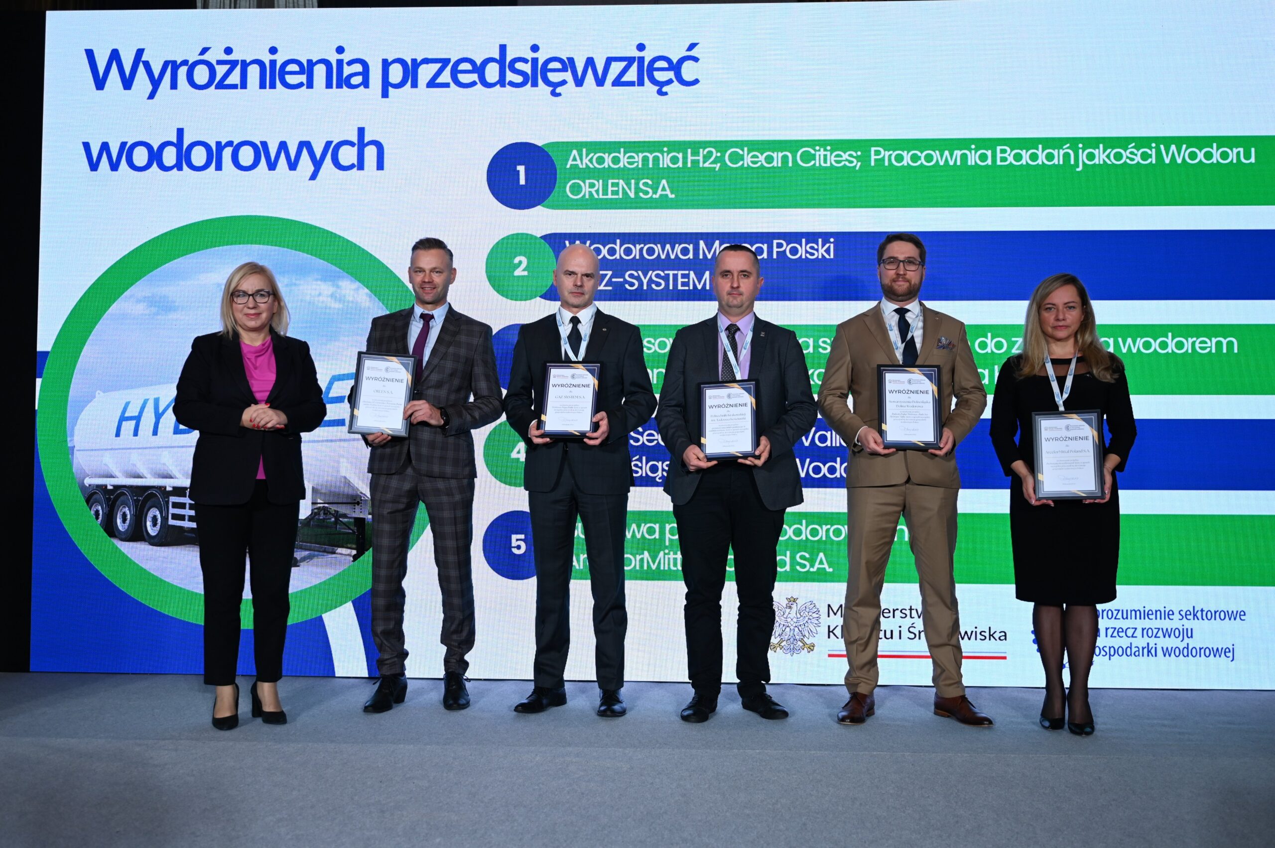 Wyróżnienie za działania wodorowe