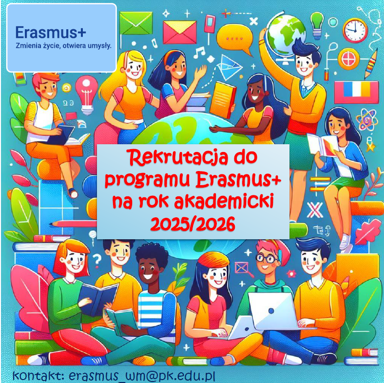Rekrutacja do programu Erasmus+ na rok 25/26 – przedłużona!