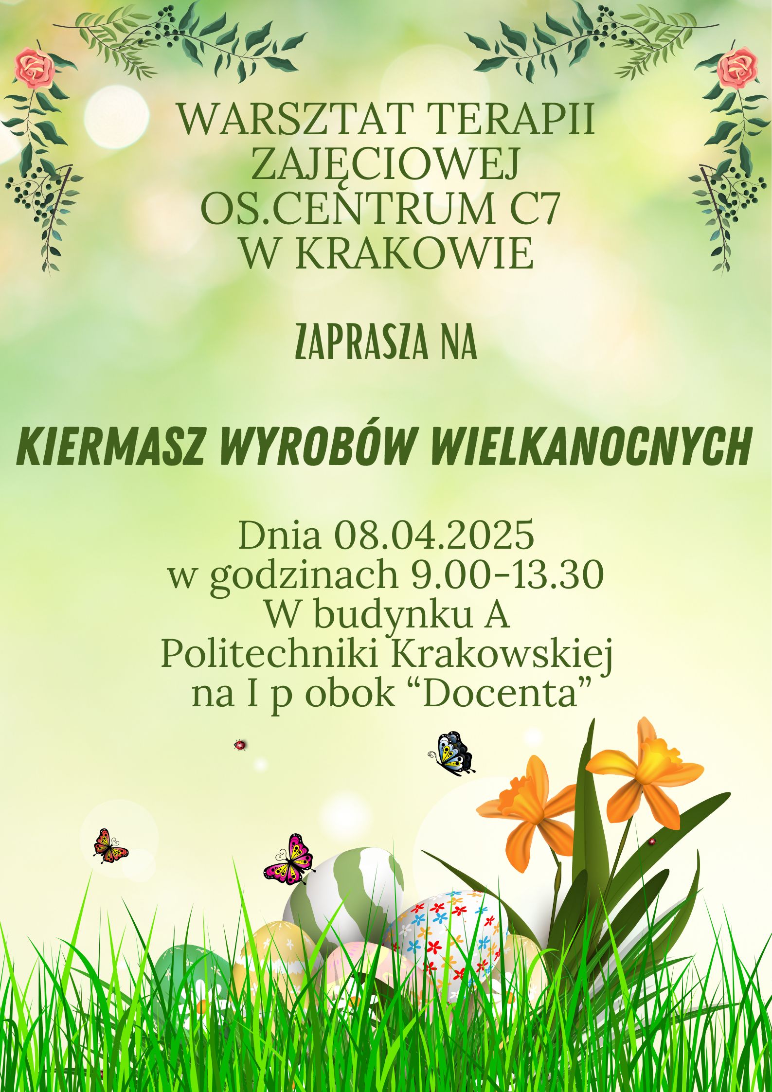 Zapraszamy na kiermasz Wielkanocny!