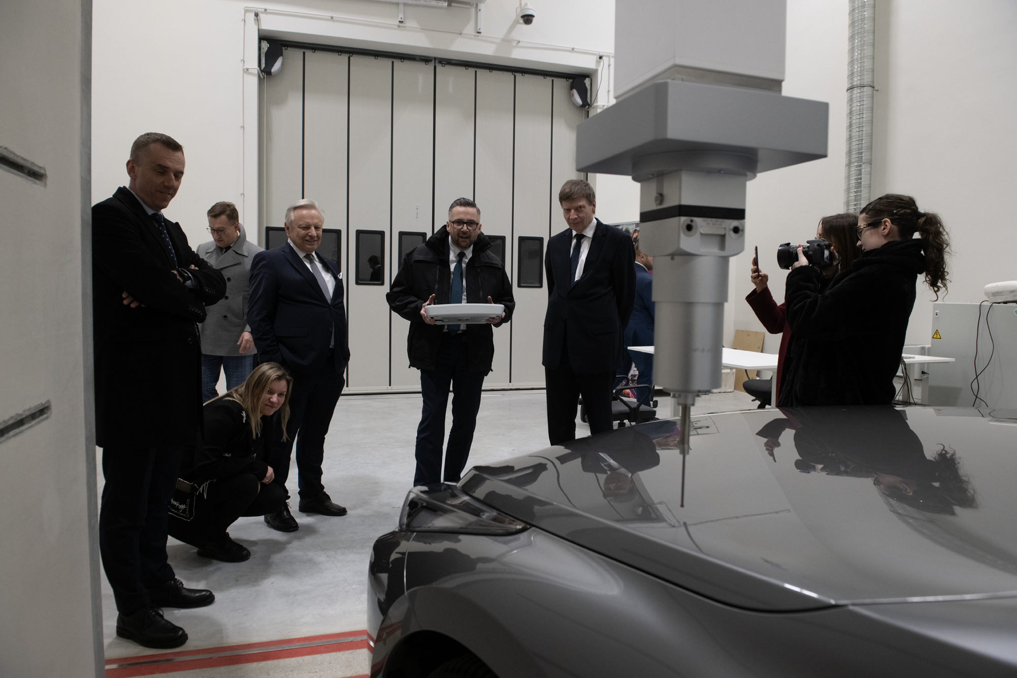 Minister Nauki i Szkolnictwa Wyższego z wizytą w Laboratorium Ultraprecyzyjnych Pomiarów Współrzędnościowych