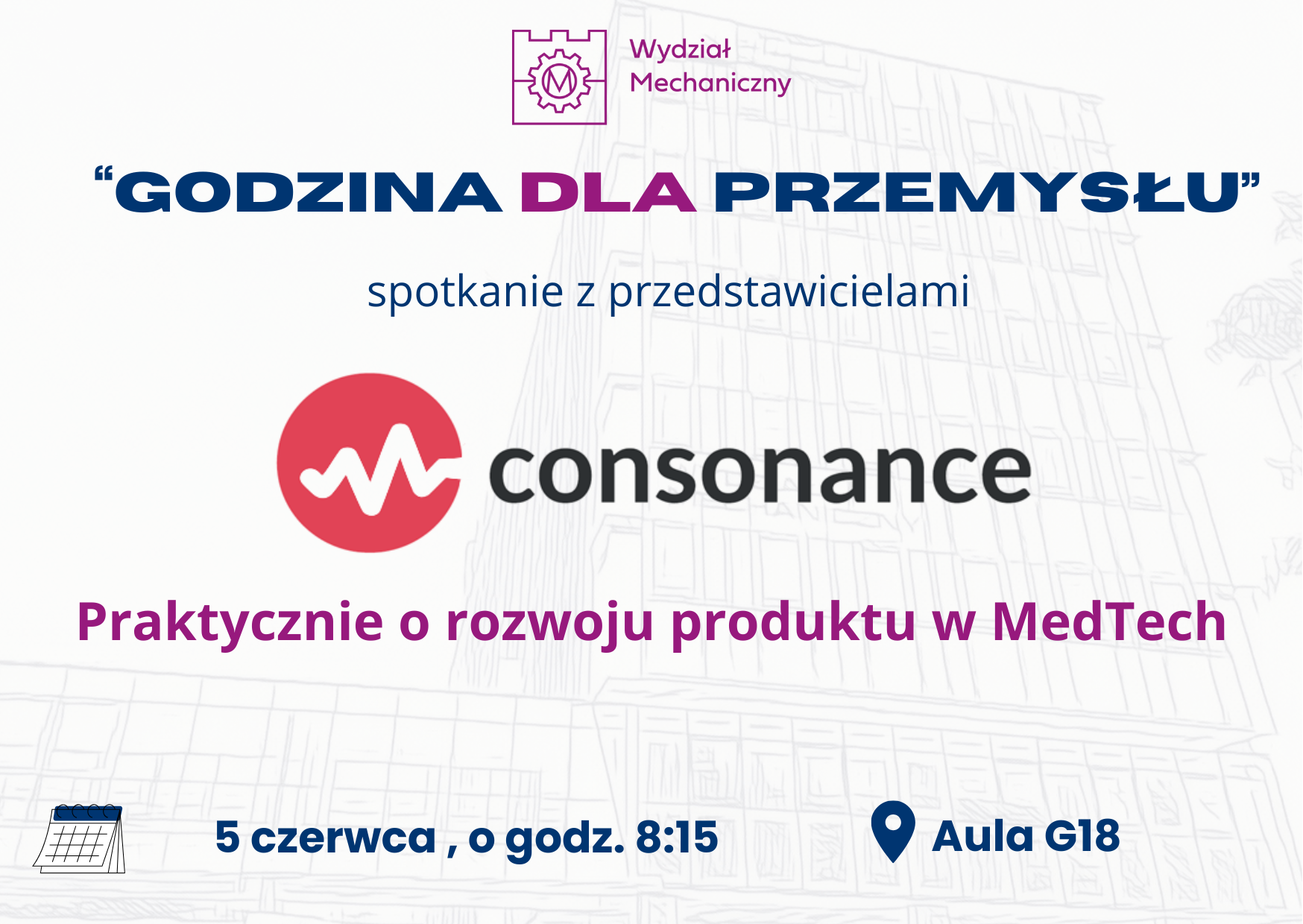 Godzina dla Przemysłu – spotkanie z firmą Consonance
