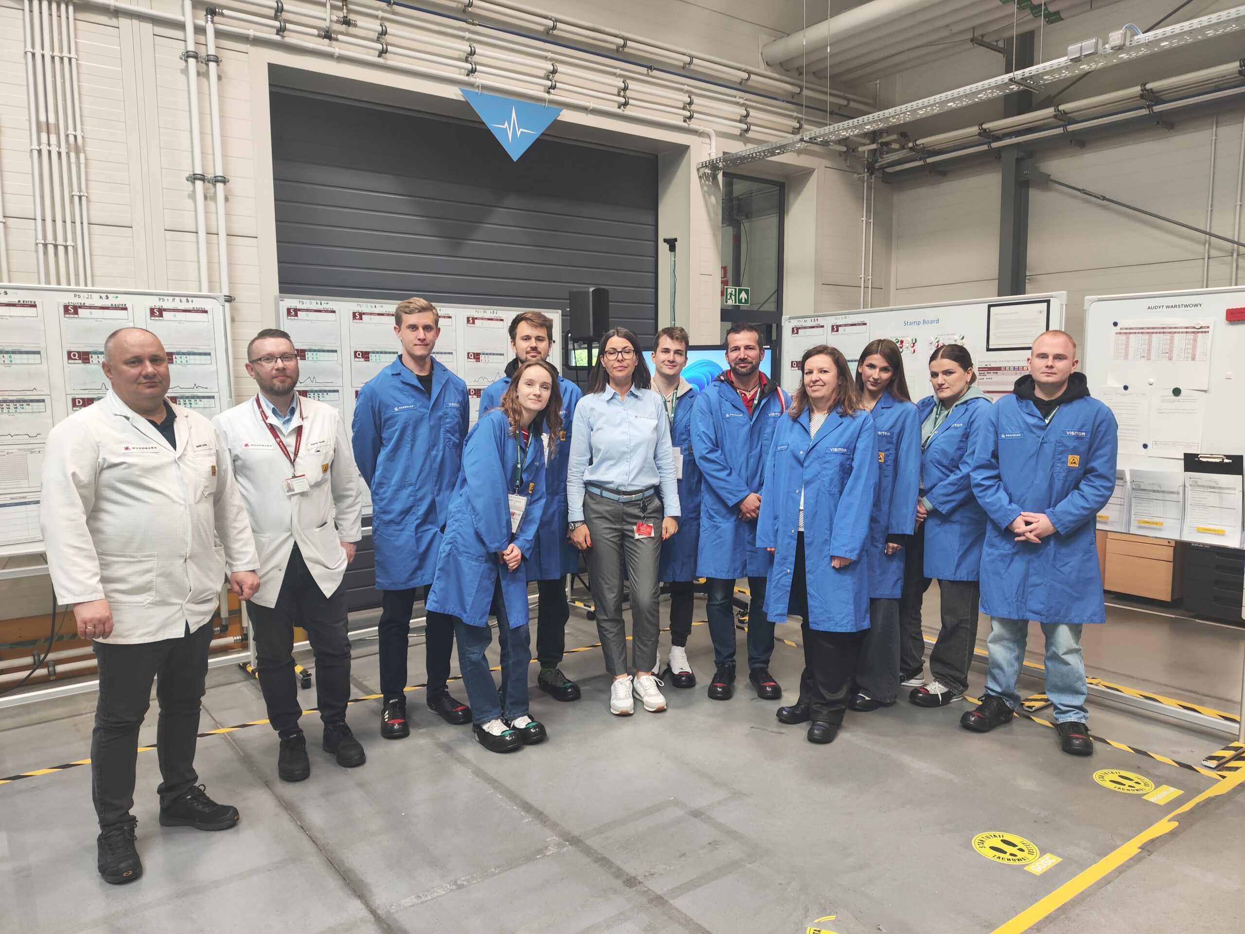 Studenci WM z wizytą w Woodward Poland