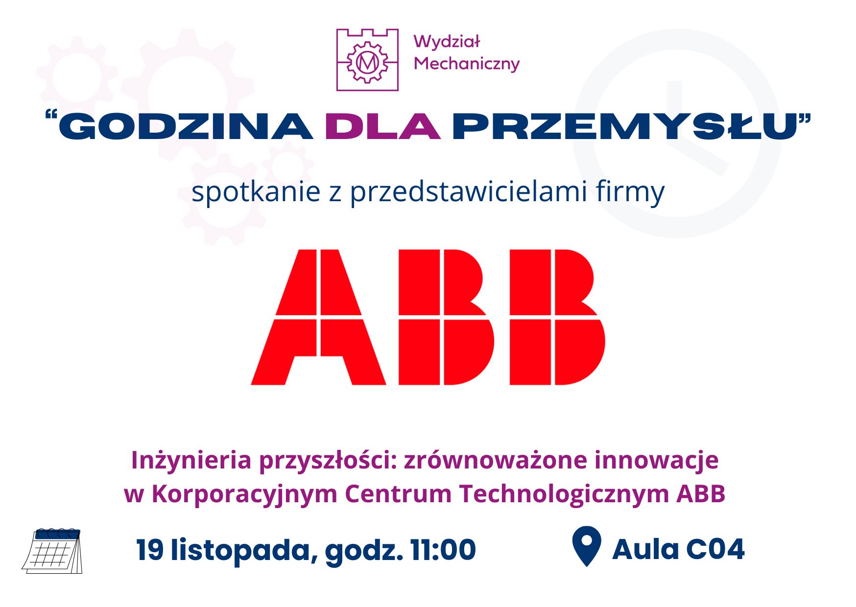 Godzina dla Przemysłu – spotkanie z firmą ABB