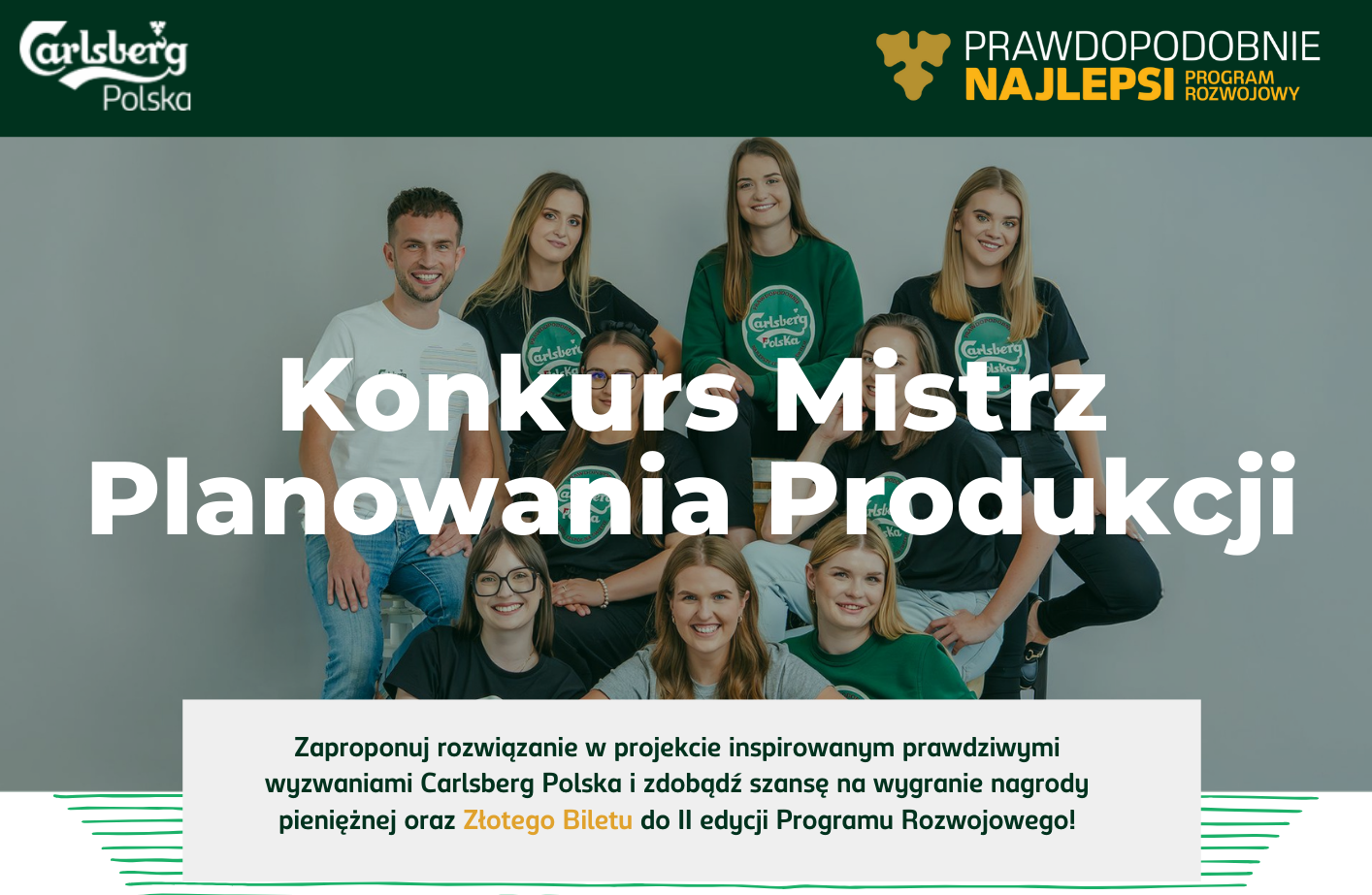 Mistrz Planowania Produkcji – konkurs Carlsberg