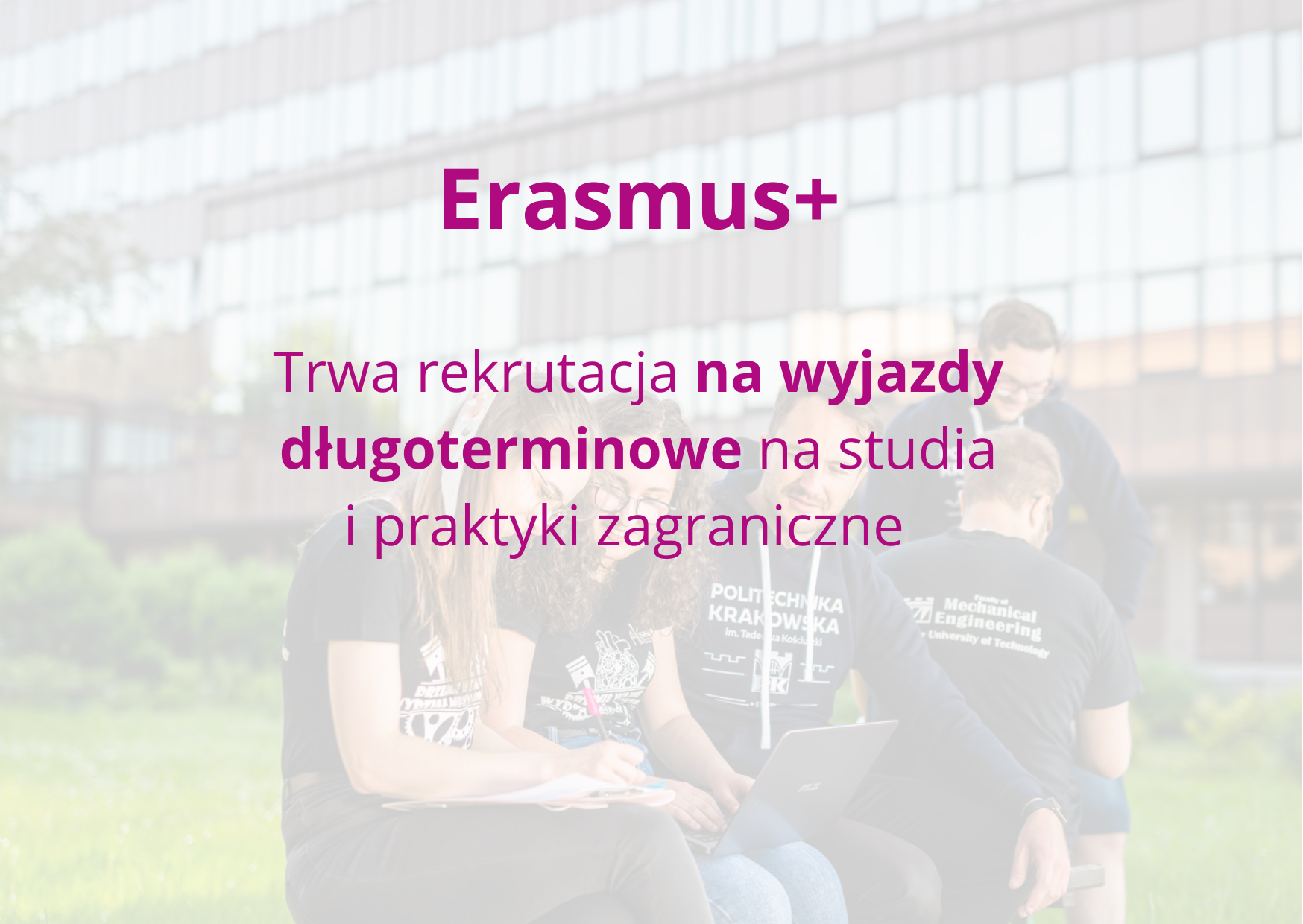 Erasmus+ – trwa rekrutacja dla studentów