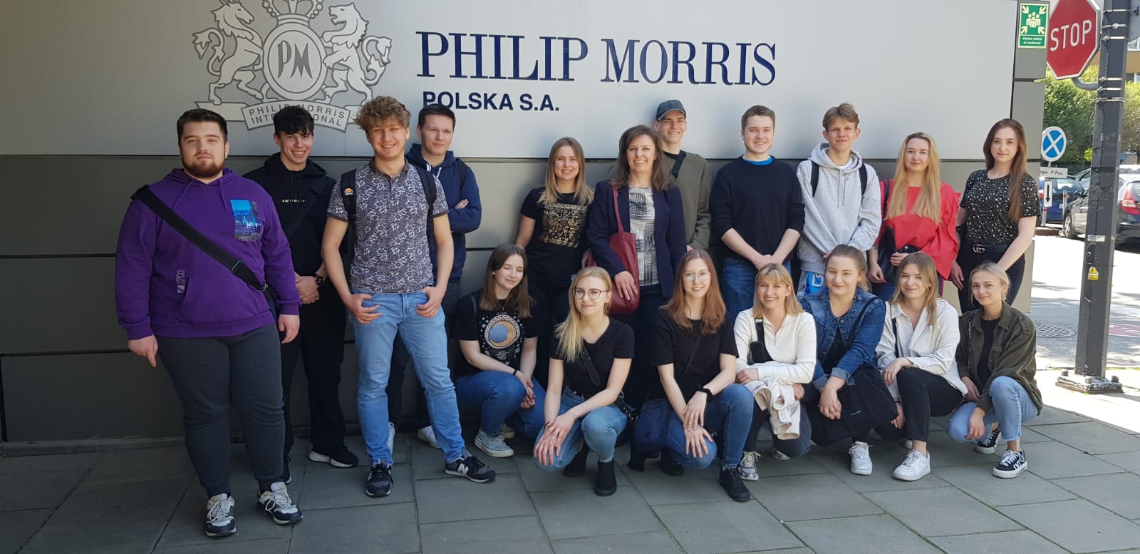Wizyta Studentów koła naukowego Inżynierii Produkcji w Philip Morris Polska S.A.
