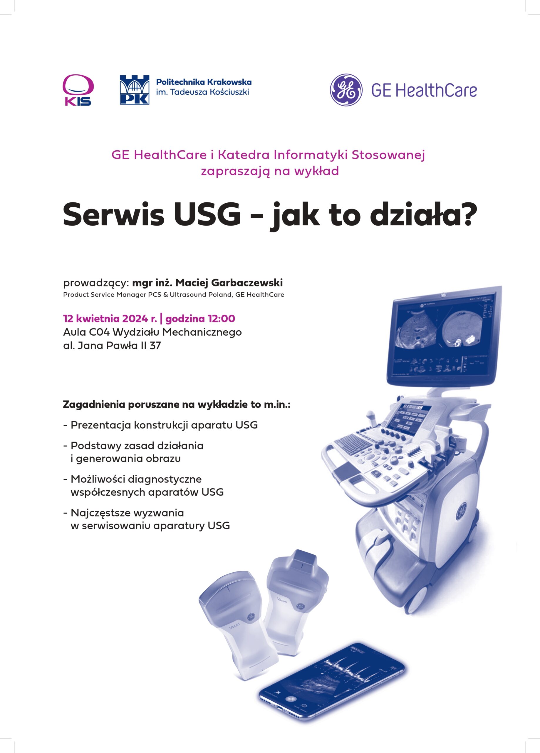 Serwis USG – jak to działa? – spotkanie z przedstawicielem GE HealthCare