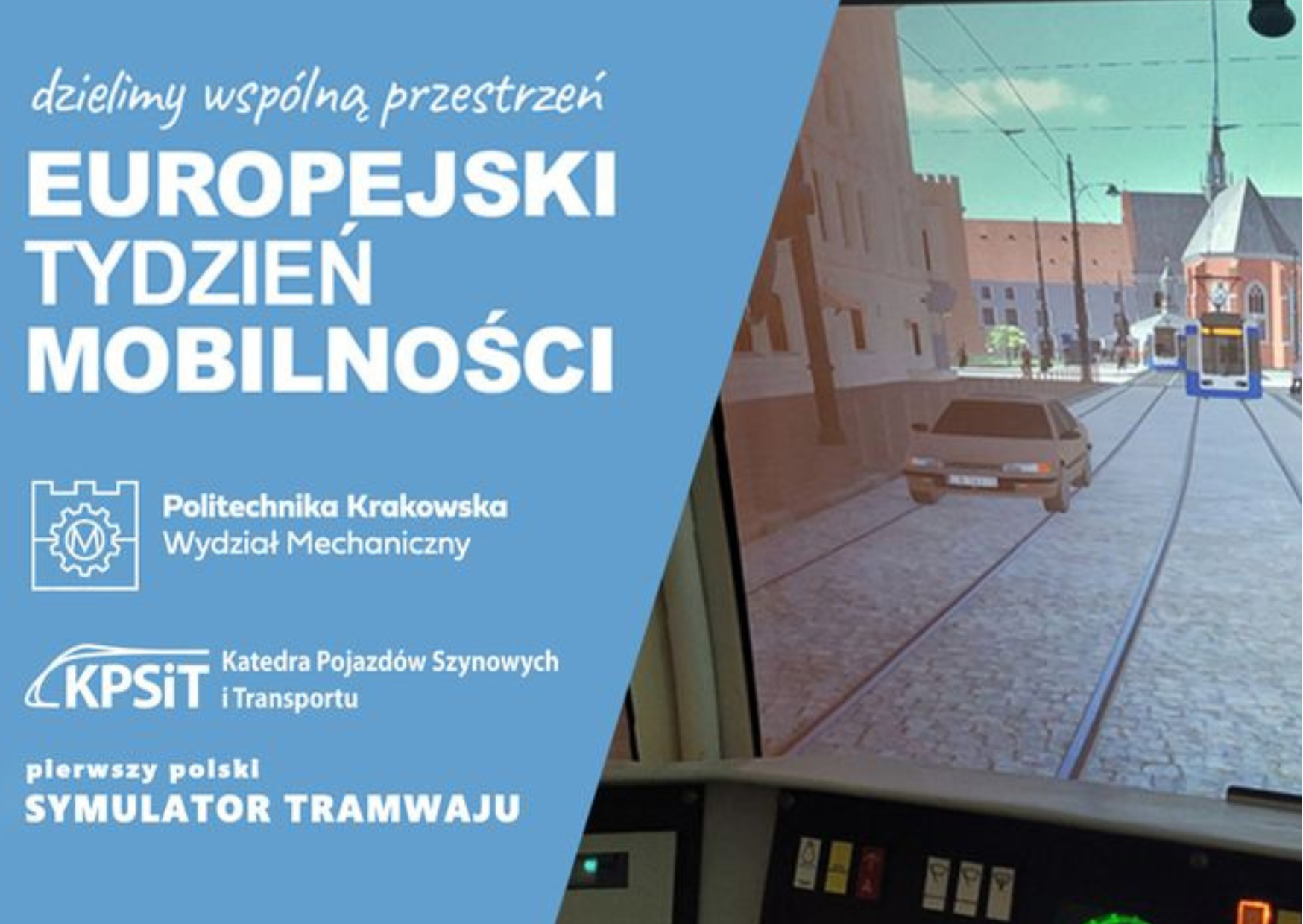 Zostań motorniczym tramwaju w ramach Europejskiego Tygodnia Mobilności!