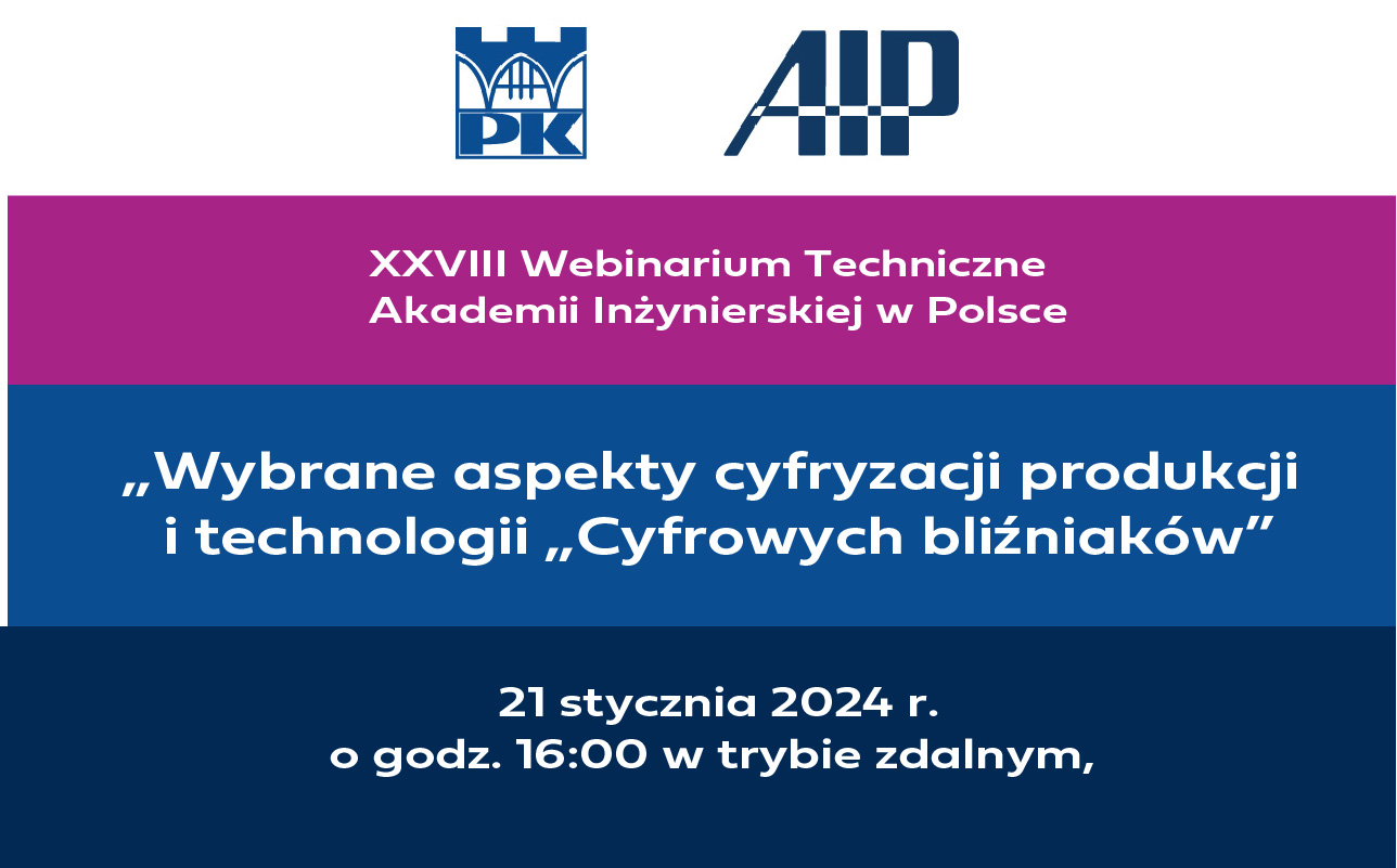 Zaproszenie na webinar AiP – wykład prof. Mirosława Pajora