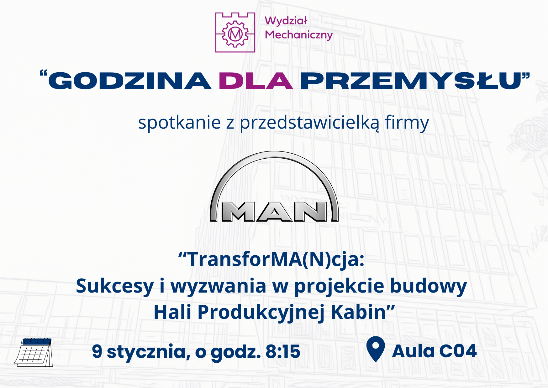 Godzina dla Przemysłu – spotkanie z firmą MAN