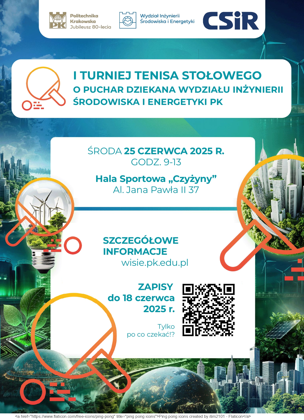 I Turniej Tenisa Stołowego o puchar Dziekana WISiE